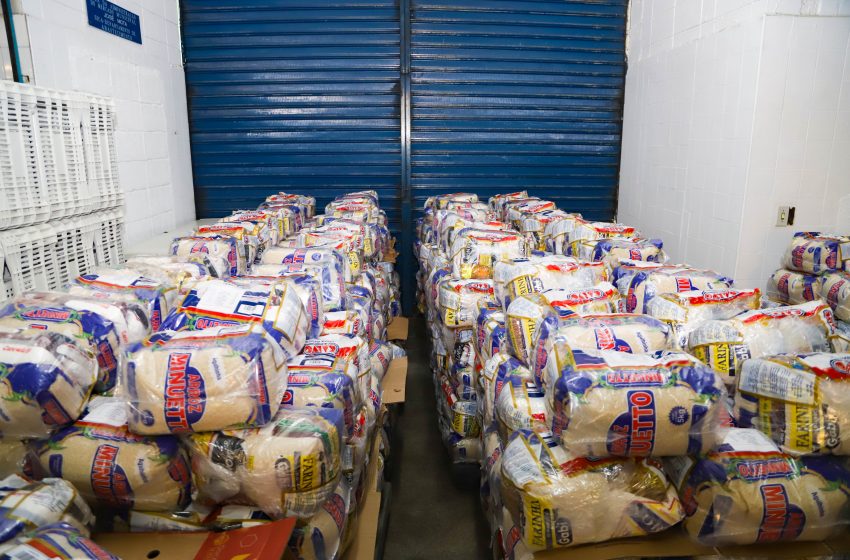  Osasco recebe doação de 13 toneladas de alimentos