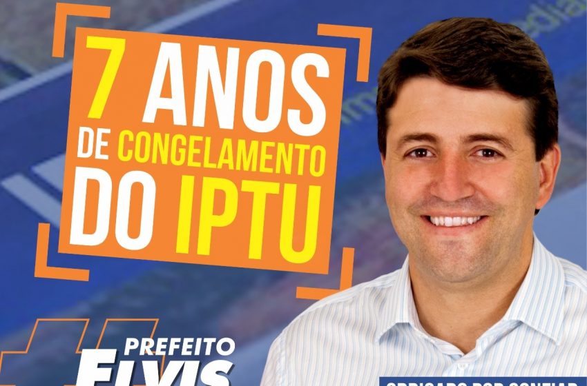  Elvis Cezar anuncia o congelamento do IPTU em Santana de Parnaíba para 2021