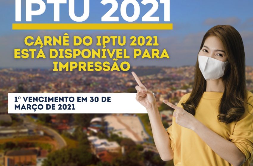  Jandira prorroga o pagamento da primeira parcela do IPTU de 2021