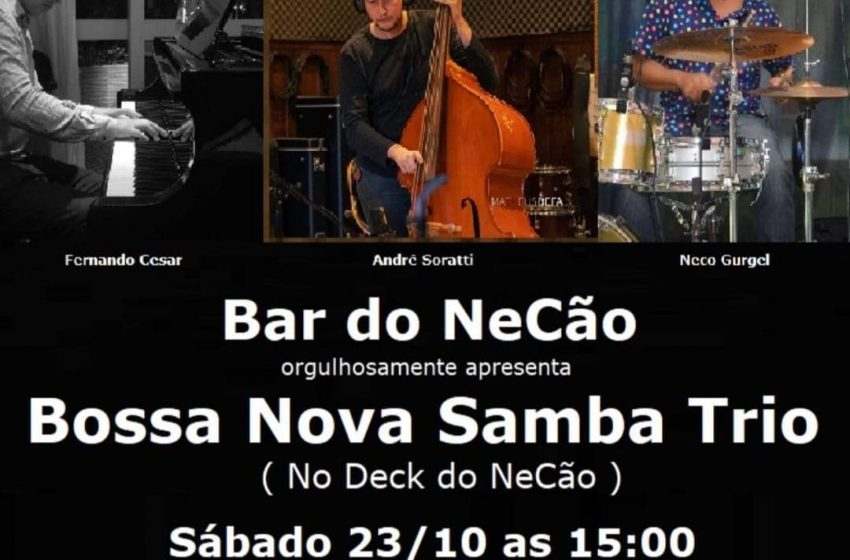  Bar do NeCão prepara a tarde do Jazz, Bossa Nova e Groove amanhã (23)em Osasco