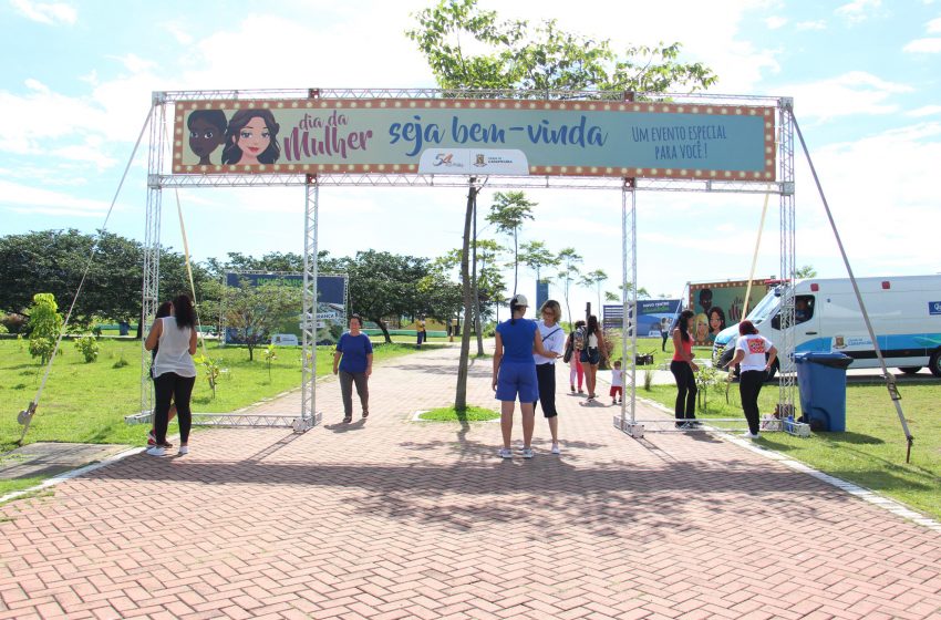  Carapicuíba realiza evento do Dia Internacional da Mulher no Parque do Planalto