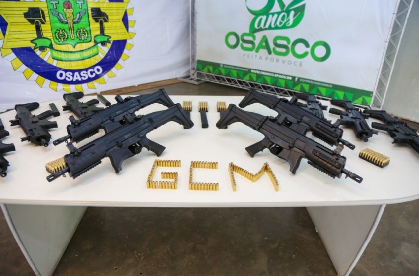  GCM Osasco recebe novo armamento e munição