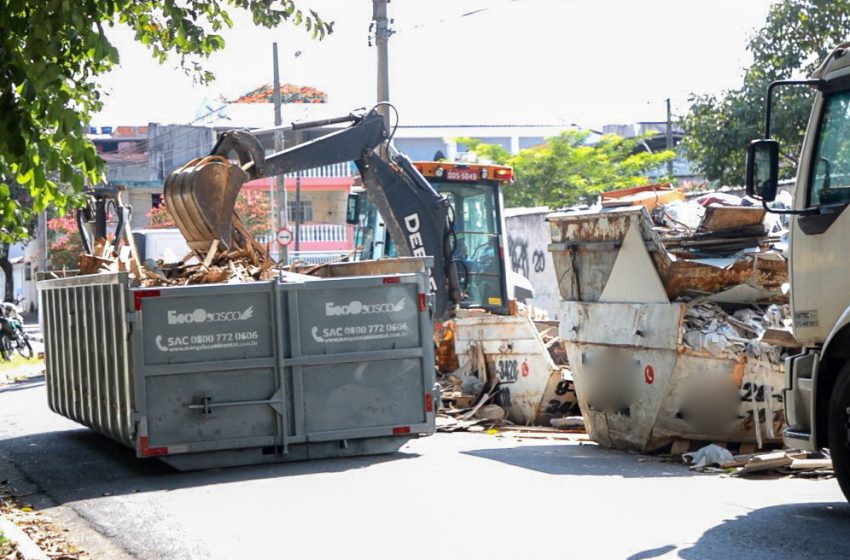  Caçambas irregulares são apreendidas em Osasco com 14,5 toneladas de lixo