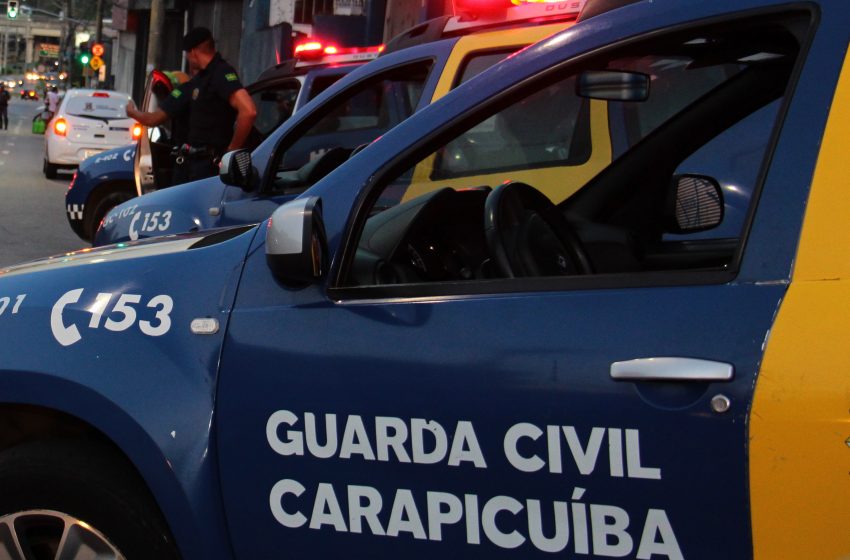  Guarda Civil de Carapicuíba prende dois homens que faziam arrastões na cidade