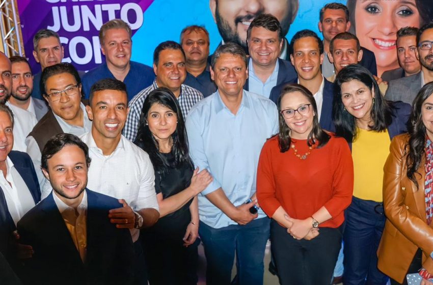  Podemos junto aos prefeitos Rogério Lins e Igor Soares declaram apoio a Tarcísio em São Paulo
