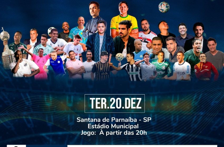  Edmílson e Falcão realizam em Santana de Parnaíba-SP o Jogo das Estrelas Brasil no dia 20 de Dezembro, às 20h