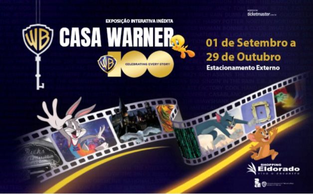  Agenda Cultural: “Casa Warner”- Exposição interativa no Shopping Eldorado celebra 100 anos da Warner Bros