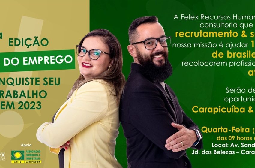  1º Feirão do Emprego em Carapicuíba & Região: Conquiste seu trabalho em 2023