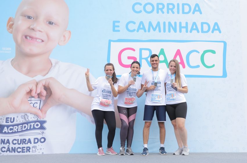  Graacc reúne mais de 3 mil pessoas na corrida e caminhada pela cura do câncer infantil 