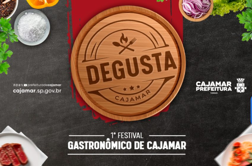  Inscrições abertas para o 1º Festival Gastronômico Degusta Cajamar