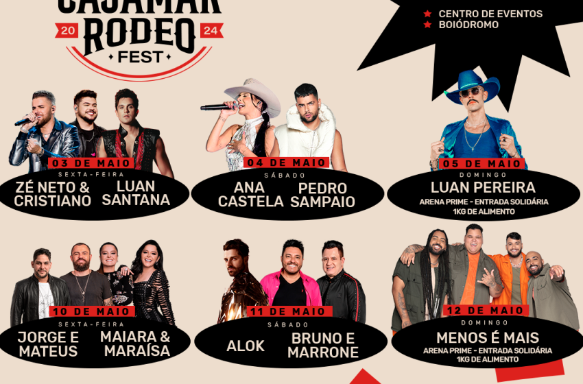  Cajamar Rodeo Fest apresenta grandes shows para 2024