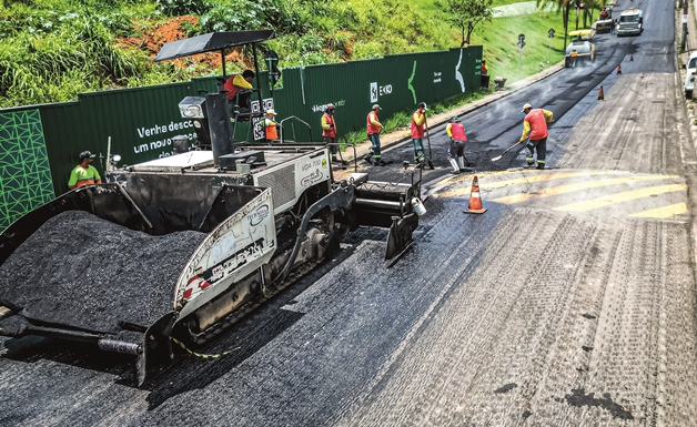  Alphaville e Jardim São Luís recebem obras de pavimentação em importantes vias