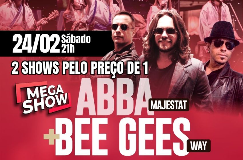  Barueri recebe os shows do ABBA + BEE GEES neste sábado (24)