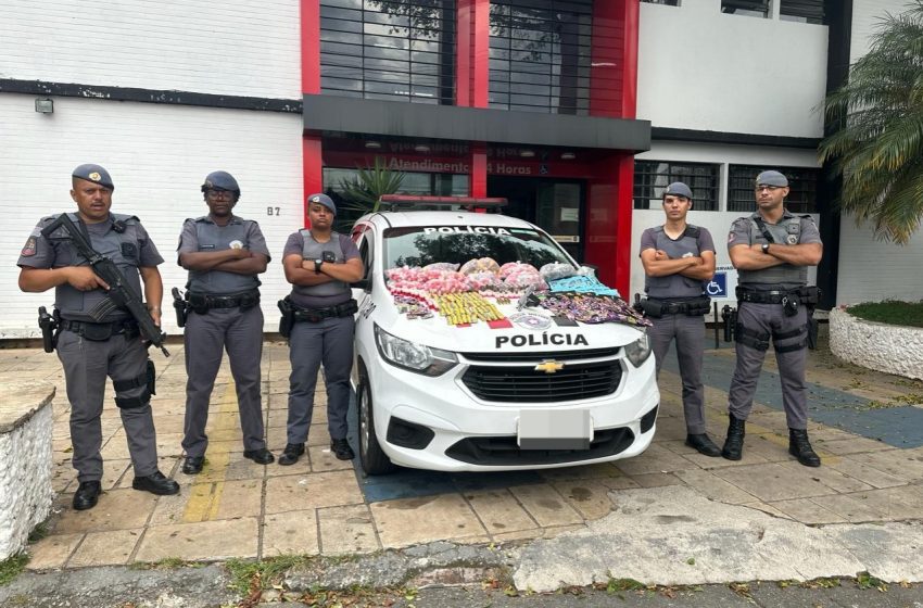  PM apreende mais de 1,1 mil porções de drogas em São Paulo