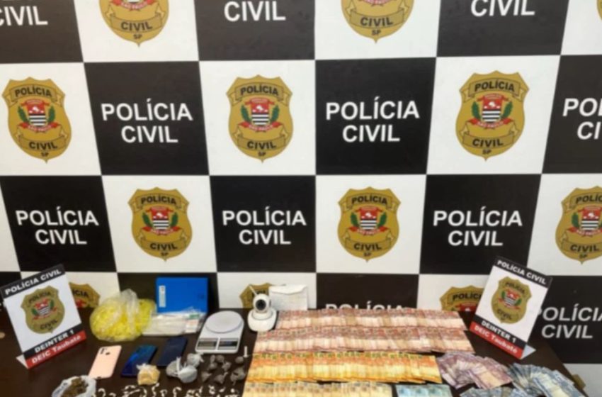  Polícia Civil prende três e apreende mais de 110 porções de drogas no interior de SP