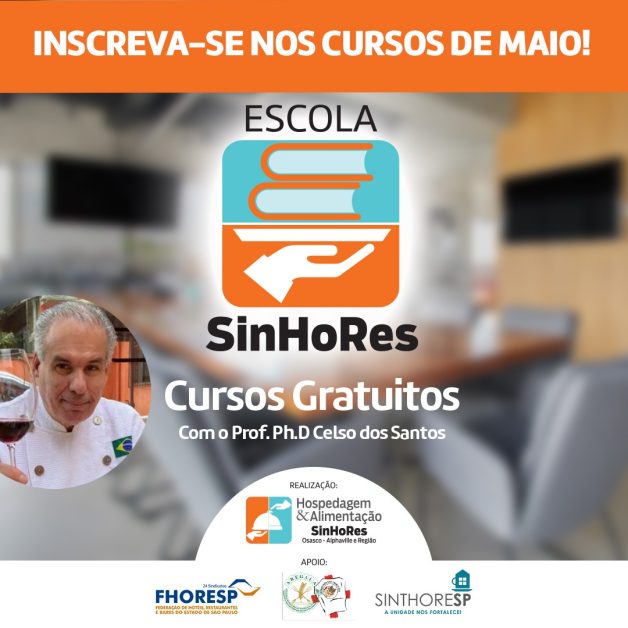 Escola SinHoRes abre inscrições para cursos gratuitos em MAIO! Vagas limitadas!