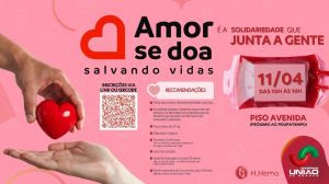  Shopping União de Osasco, ONG Amor Se Doa e H Hemo se unem em campanha de doação de sangue para reforçar estoques
