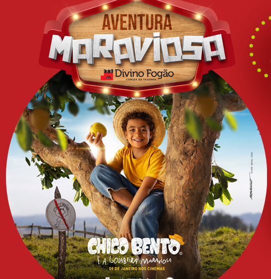  HOJE NOS CINEMAS: Divino Fogão faz parceria inédita com live-action de Chico Bento