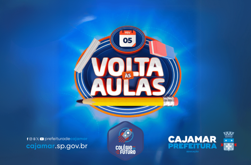  Cajamar se prepara para a volta às aulas no dia 5 de fevereiro de 2025