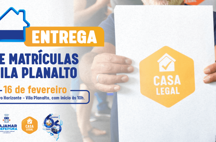  Programa Casa Legal entregará 200 matrículas para moradores da Vila Planalto neste domingo (16) em Cajamar