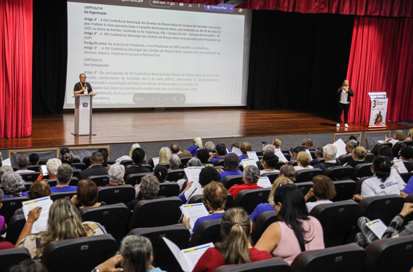  Santana de Parnaíba promove 3ª Conferência Municipal dos Direitos da Pessoa Idosa 