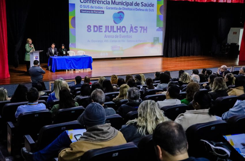  Santana de Parnaíba realiza a 10ª Conferência Municipal de Saúde 