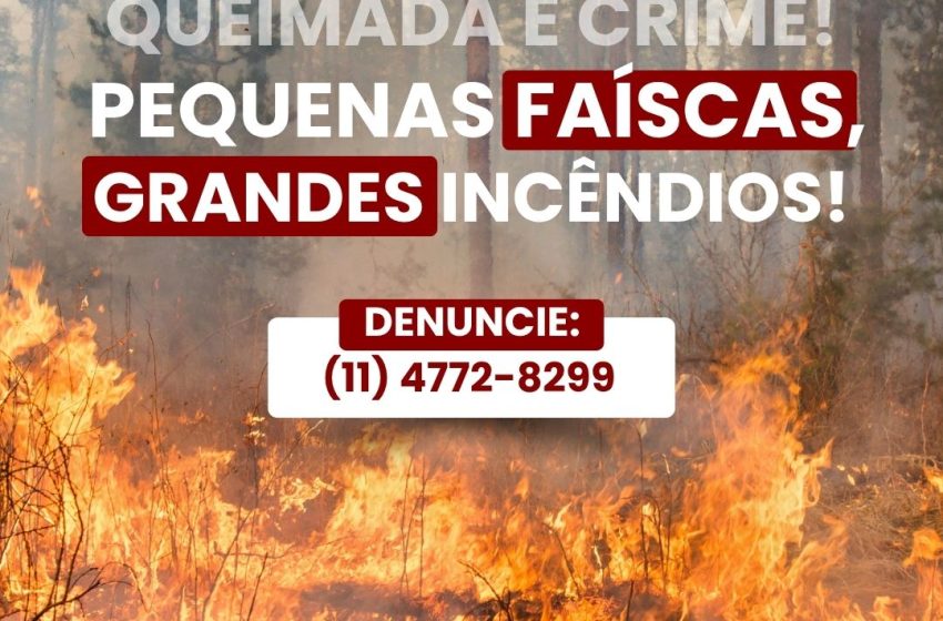  Prefeitura de Jandira reforça campanha de conscientização contra queimadas urbanas