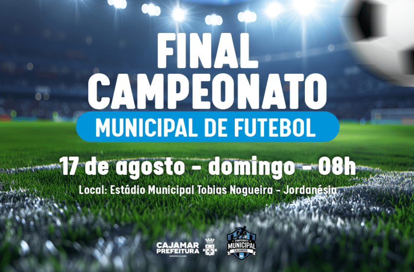  Cajamar realiza final do Campeonato Municipal de Futebol hoje, (17)