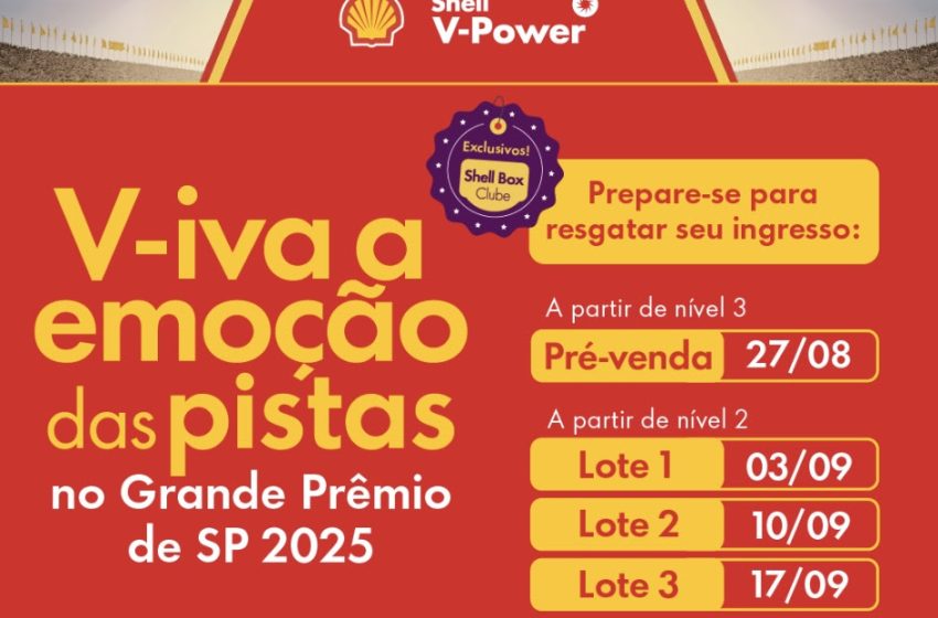  Pré-venda de ingressos para Arquibancada Shell no Grande Prêmio de São Paulo começa nesta quarta-feira