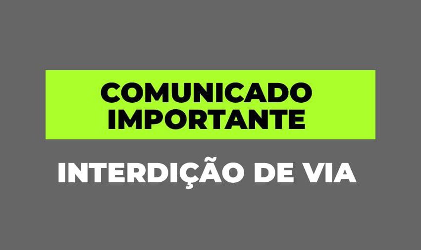  Prefeitura de Cajamar informa intervenção no trânsito para reparo em via pública