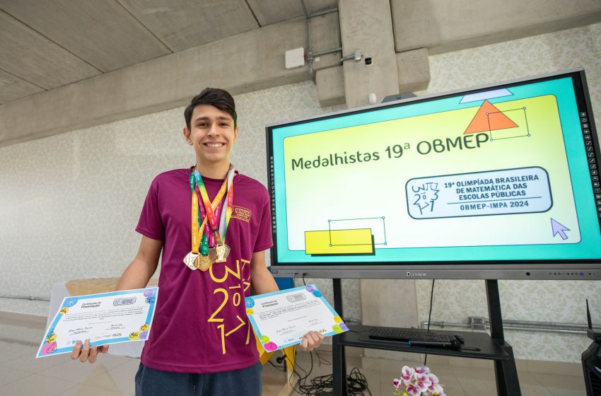  Prefeitura de Santana de Parnaíba homenageia estudantes medalhistas da Olimpíada Brasileira de Matemática