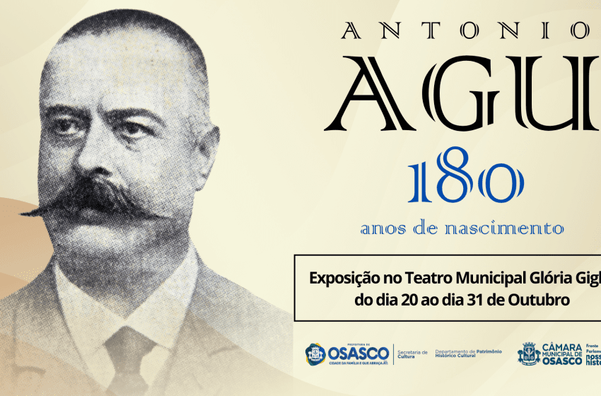  Teatro Glória Giglio recebe exposição “Antônio Agú – 180 Anos de Nascimento”