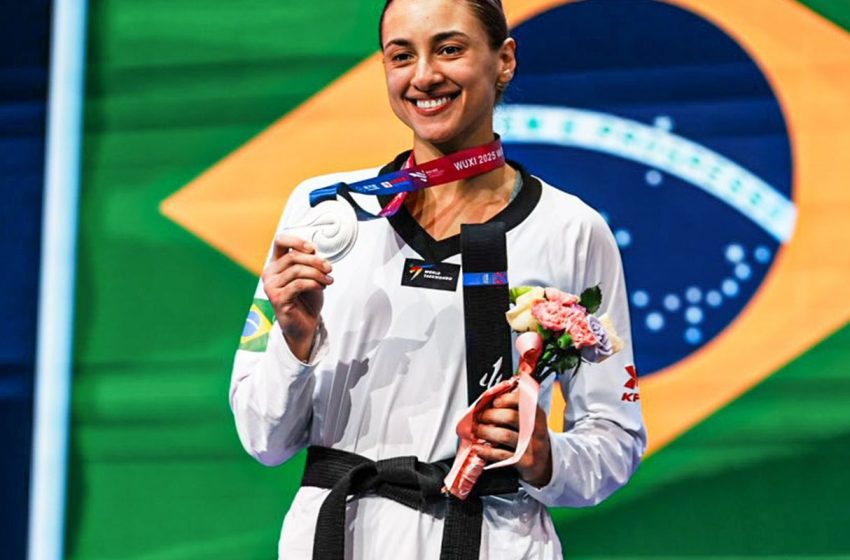  Milena titoneli garante prata histórica no mundial de taekwondo
