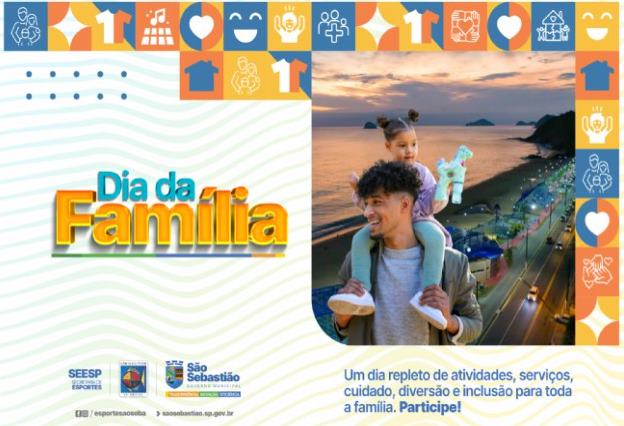  Prefeitura de São Sebastião promove Dia da Família com programação inédita na Praça Pôr do Sol neste sábado