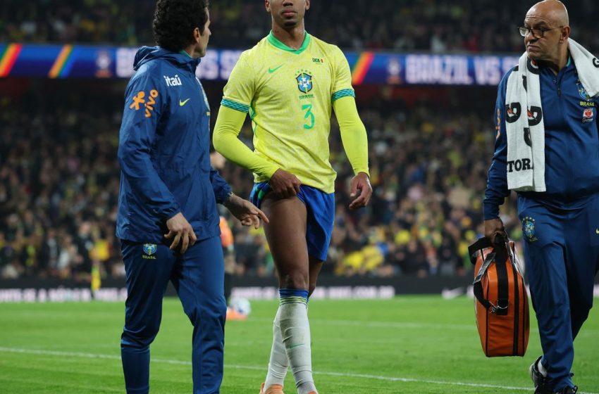  Zagueiro gabriel magalhães sofre lesão e deixa a seleção