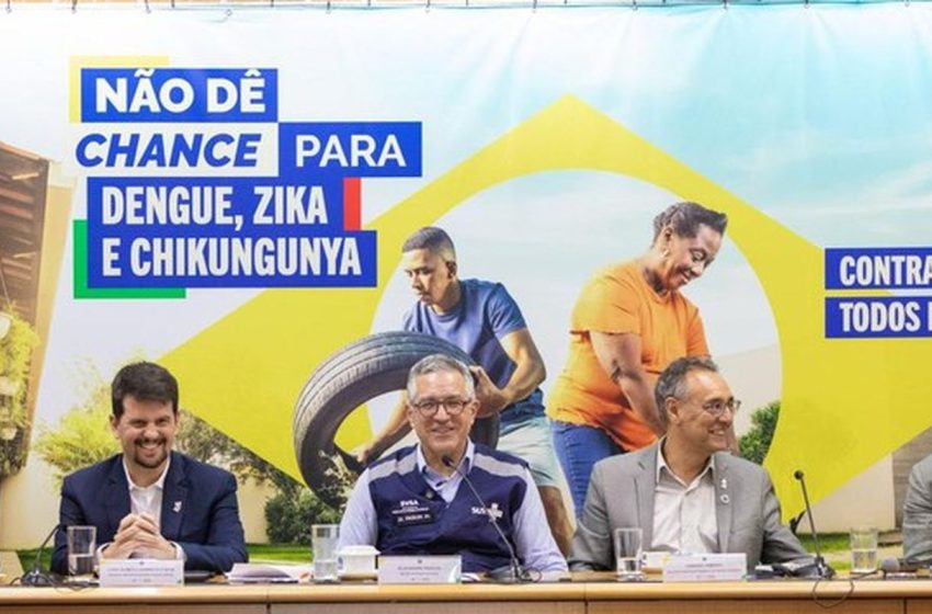  Ministério da saúde lança ação nacional contra a dengue