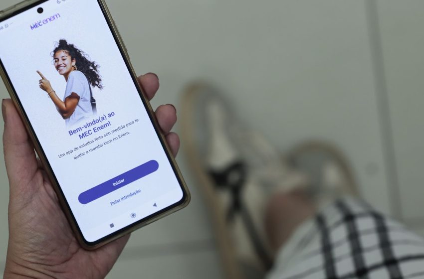  Enem 2025: app do mec ajuda candidatos a estudar para provas
