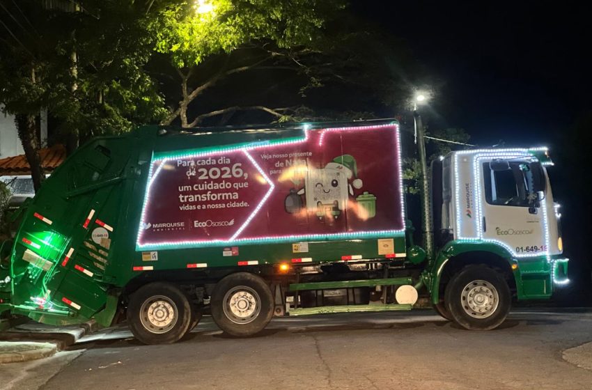  EcoOsasco realiza carreta de Natal 2025 no próximo dia 18. Veja o roteiro!
