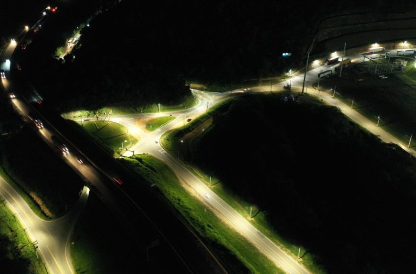  Cajamar inaugura túneis do Gato Preto e entorno com iluminação de LED