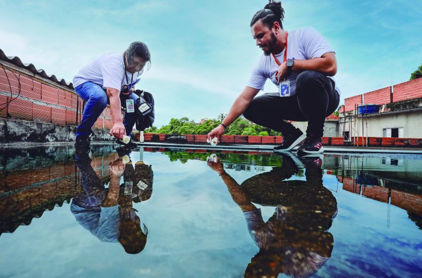  Santana de Parnaíba faz mutirão contra a dengue no São Pedro