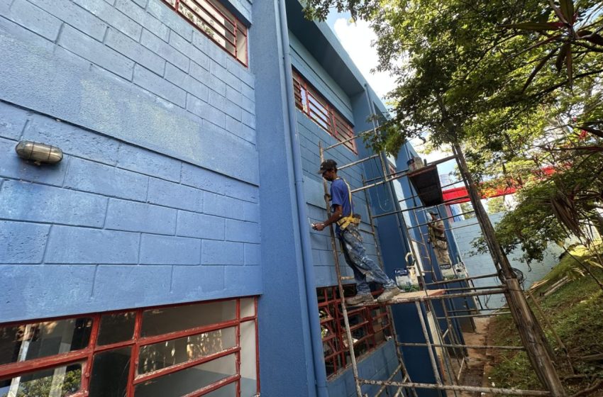  Cajamar intensifica obras em escolas da rede municipal durante as férias