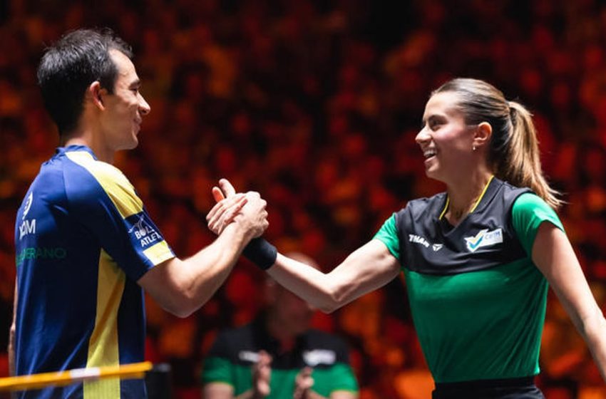  Brasileiros Hugo Calderano e Bruna Takahashi fazem história no Smash de Singapura