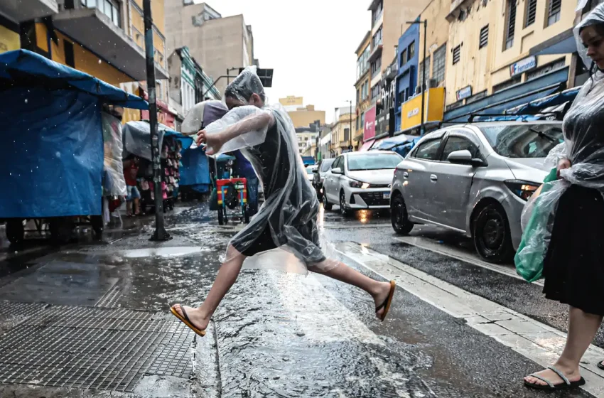 Inmet alerta para chuvas intensas e onda de calor no Brasil
