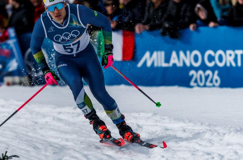  Brasil debuta no esqui cross-country em Milão-Cortina e mira próximas provas