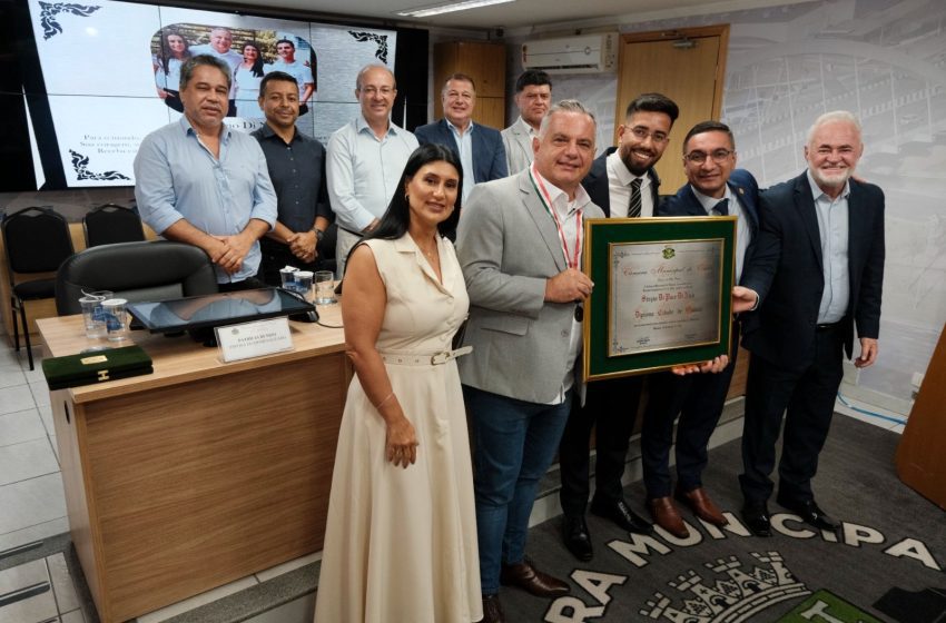  Secretário Sérgio Di Nizo é homenageado com a Medalha Antônio Raposo Tavares em Osasco