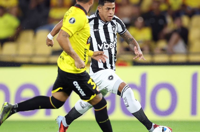 Botafogo arranca empate dramático com Barcelona em Guayaquil pela pré-libertadores