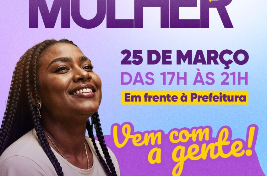  Cotia tem programação especial para mulheres na Feira noturna, nesta quarta (25)