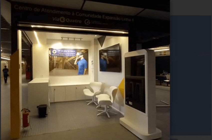  Motiva implanta Centros de Atendimento à Comunidade para apoiar extensão da Linha 4-Amarela