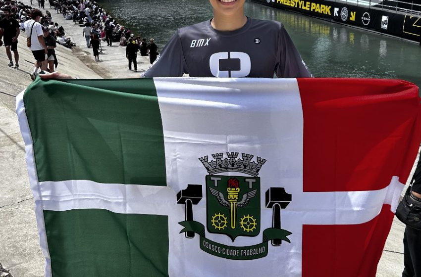  Atleta representa Osasco na Copa do Mundo de BMX Freestyle na França