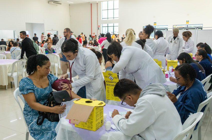  Arena de Eventos se transforma em espaço de cuidado para 300 gestantes em Santana de Parnaíba
